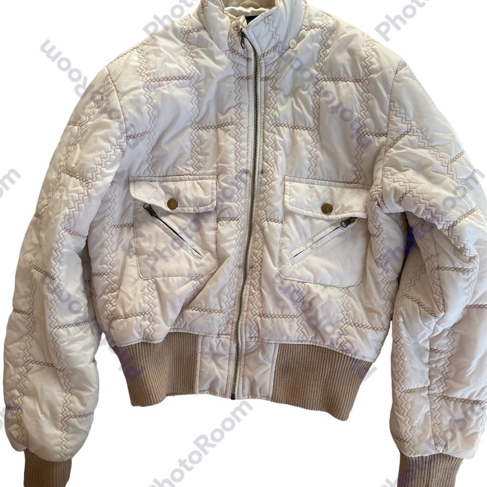 Women's Jacket, Brand- Rosio, Size-1X,Color-White,Preloved in Good Condition